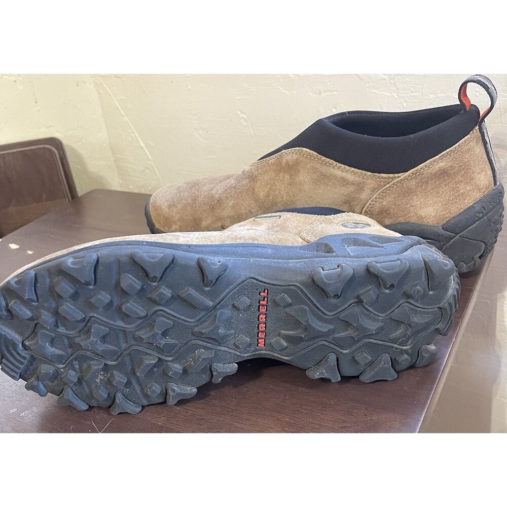 Vintage Merrell Winter Moc Waterproof Suede Clogs Men's Size 9 Y2K Gorpcore Shoe - Picture 5 of 8